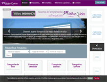 Tablet Screenshot of multifranquicias.com